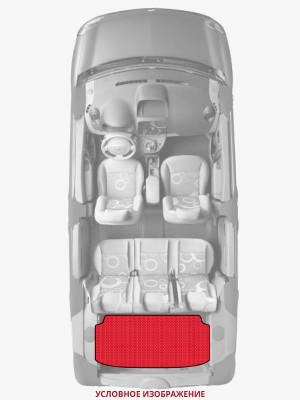 ЭВА коврики «Queen Lux» багажник для Opel Meriva